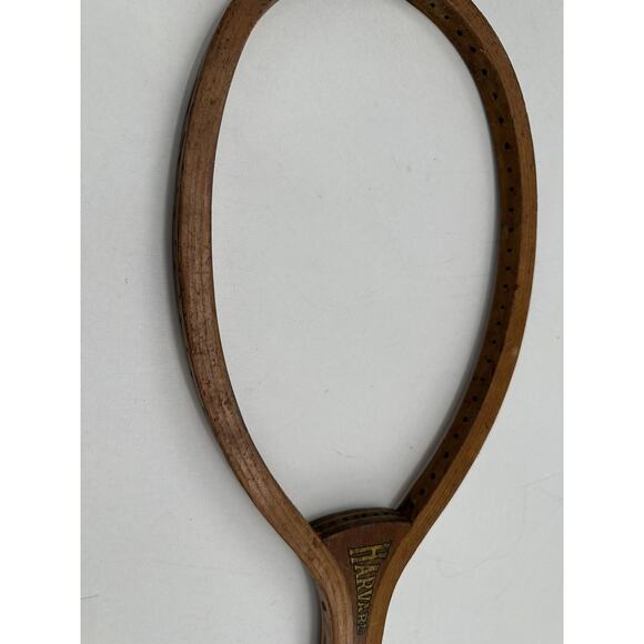 Antique 1900's Kent Pawtucket RI Harvard Cambridge Wood Tennis Racket Racquet - Picture 9 of 10